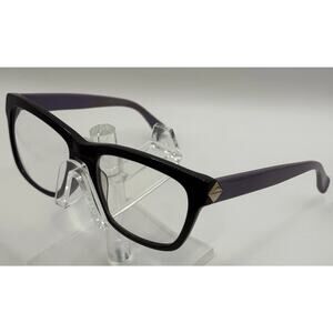 Cole Haan Women’s Eyeglasses Purple Black Full Rim Frame